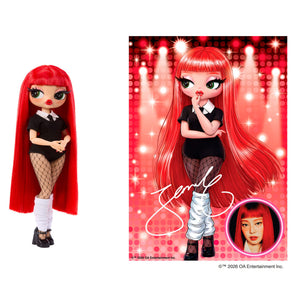 LOL Surprise OMG Music Festival Jennie fashion doll with packaging on a white background
