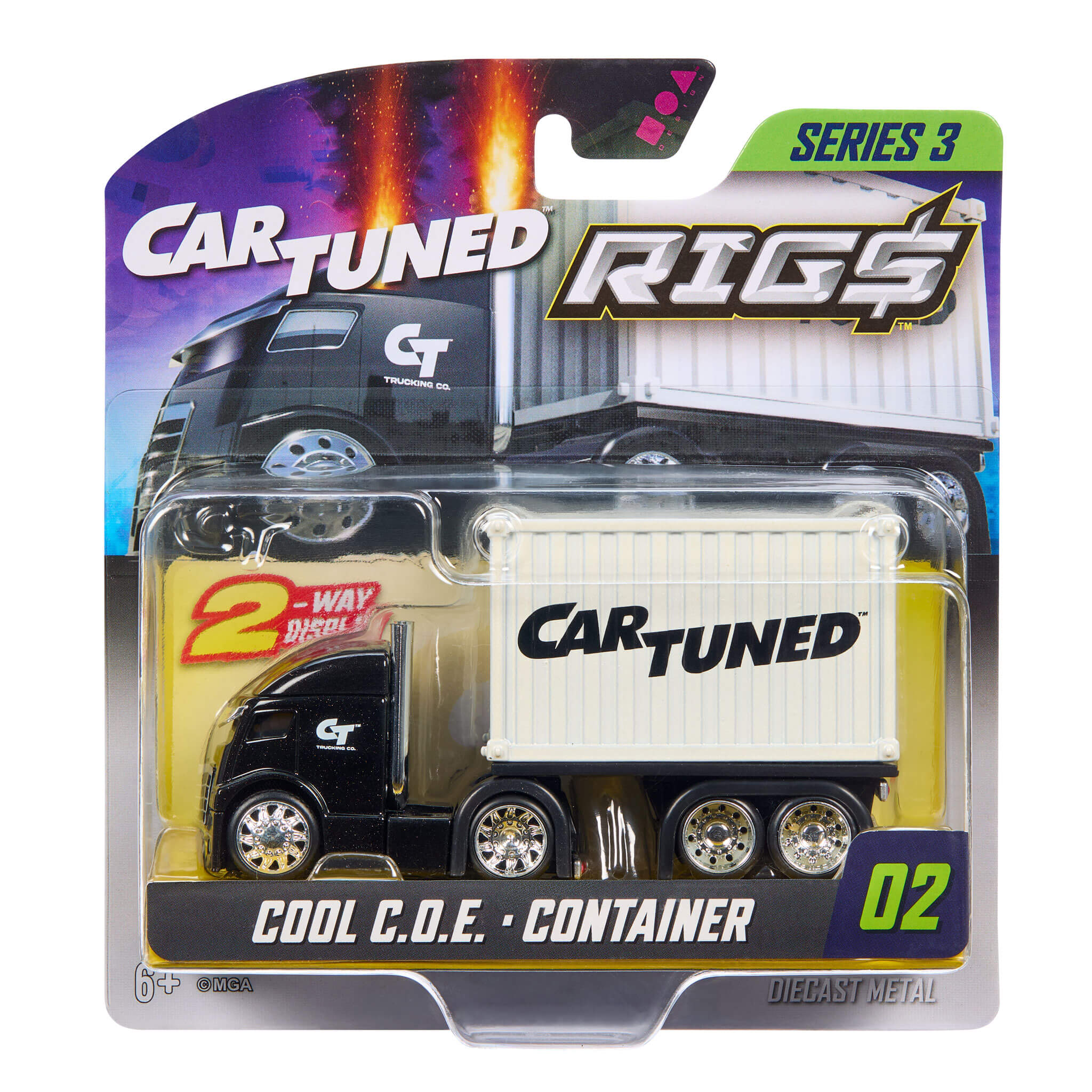 CAR TUNED カー・チューンド・コンテナーリグズ3 - クール C.O.E CarTuned Container Rig$ – Series 3 – Cool C.O.E. – Black – The MGA
