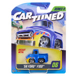 Blue Ford pickup in CarTuned brand packaging on a white background