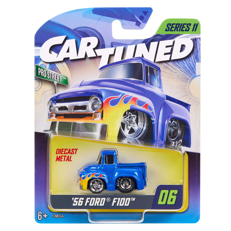 Blue Ford pickup in CarTuned brand packaging on a white background