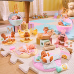 Mini babies in a playful setting