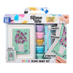 Slime life pastel slime paint kit packaging with colorful design and text.