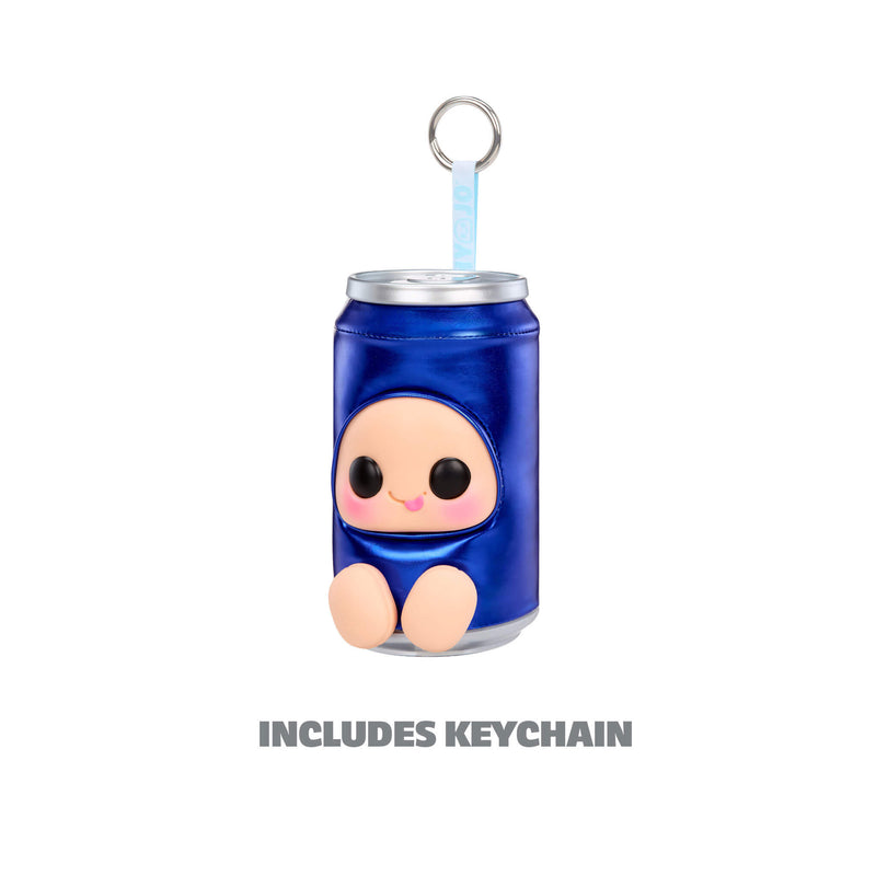 Keychain with cartoon character design on a white background
