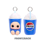 Pepsi cup shown from front and back on a white background