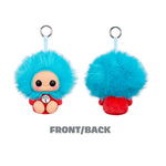 Front and back of Thing 1 keychain with text at the bottom 'FRONT/BACK' on a white background