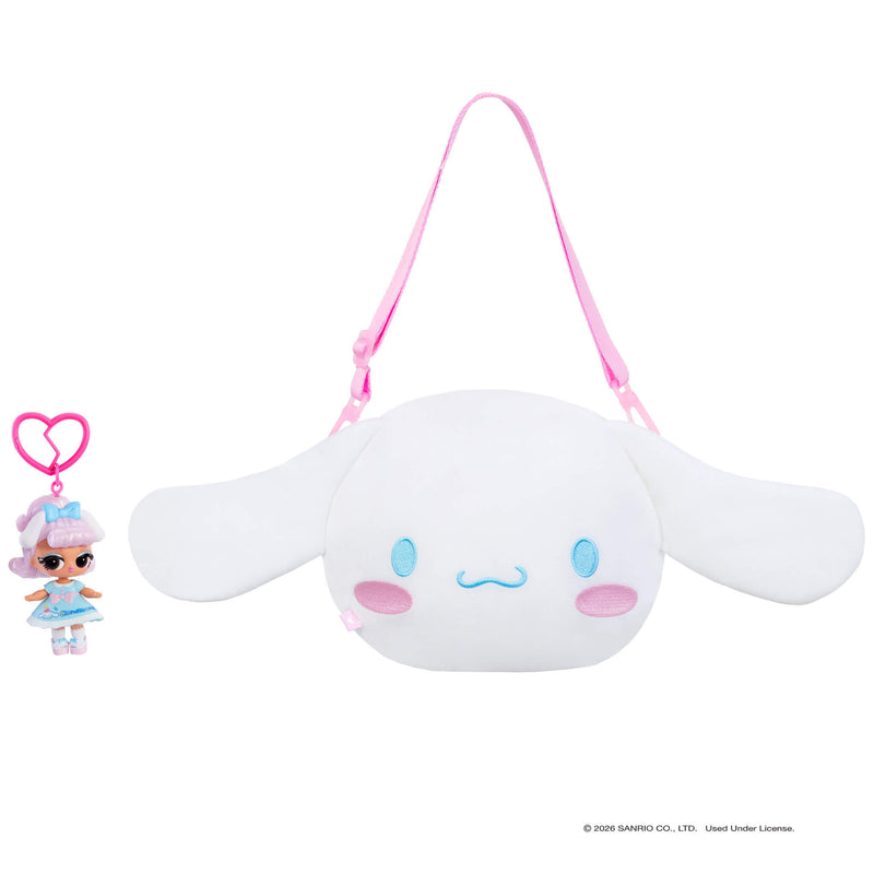 LOL Surprise Loves Hello Kitty® and Friends BIG Reversible Plush – Large Cinnamoroll™ Plush with Matching Tot