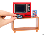 Miniverse Real TV showing Saved by the Bell mini VHS tape