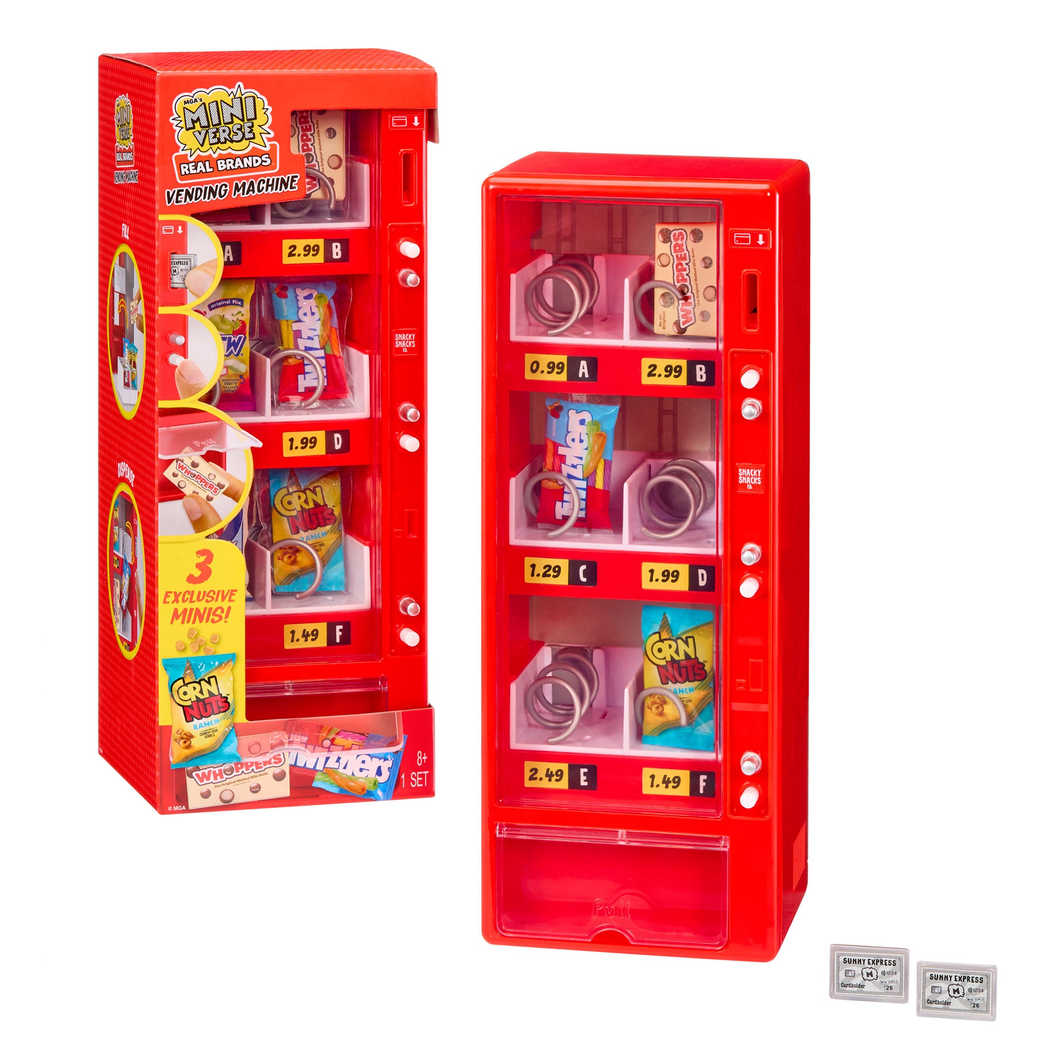 MGA's ミニバース　リアルブランズ　自販機 MGA's Miniverse Real Brands Vending Machine (RED) – The MGA Shop