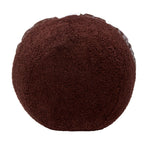Fluffy looking chocolate back side on a white background.