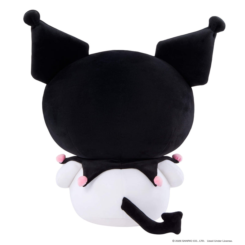 Back side showing a black arrow tail on a white background