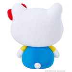 Back side showing a white pom pom ‘tail’ a white background.