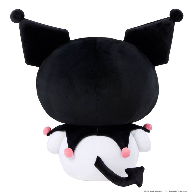 Back side showing a black arrow tail on a white background