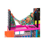 Doll laying in a hammock