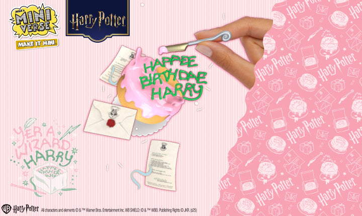 Harry Potter Exclusive Birthday Cake collectible from Miniverse