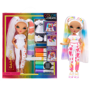 Rainbow High Color & Create Fashion DIY Doll with Green Eyes - shop.mgae.com