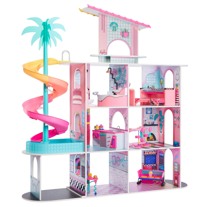 LOL Surprise OMG Fashion House Playset - Real Wood Doll House with 85+ Surprises - shop.mgae.com