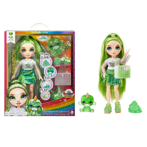 Rainbow High Jade (Green) with Slime Kit & Pet - Green 11” Shimmer Doll with DIY Sparkle Slime - shop.mgae.com
