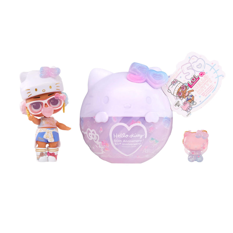 LOL Surprise Loves Hello Kitty Tots - Crystal Cutie - with 7 Surprises, Hello Kitty 50th Anniversary Theme - shop.mgae.com