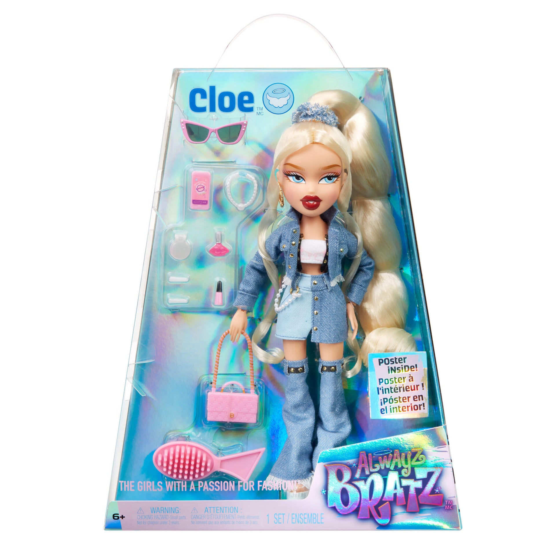 Bratz Alwayz Cloe Fashion Doll with 10 Accessories Collectible