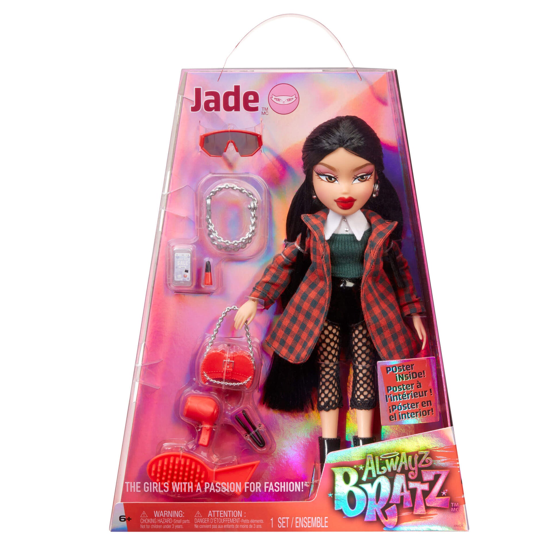 Bratz Alwayz Jade Fashion Doll with 10 Accessories Bratz – The