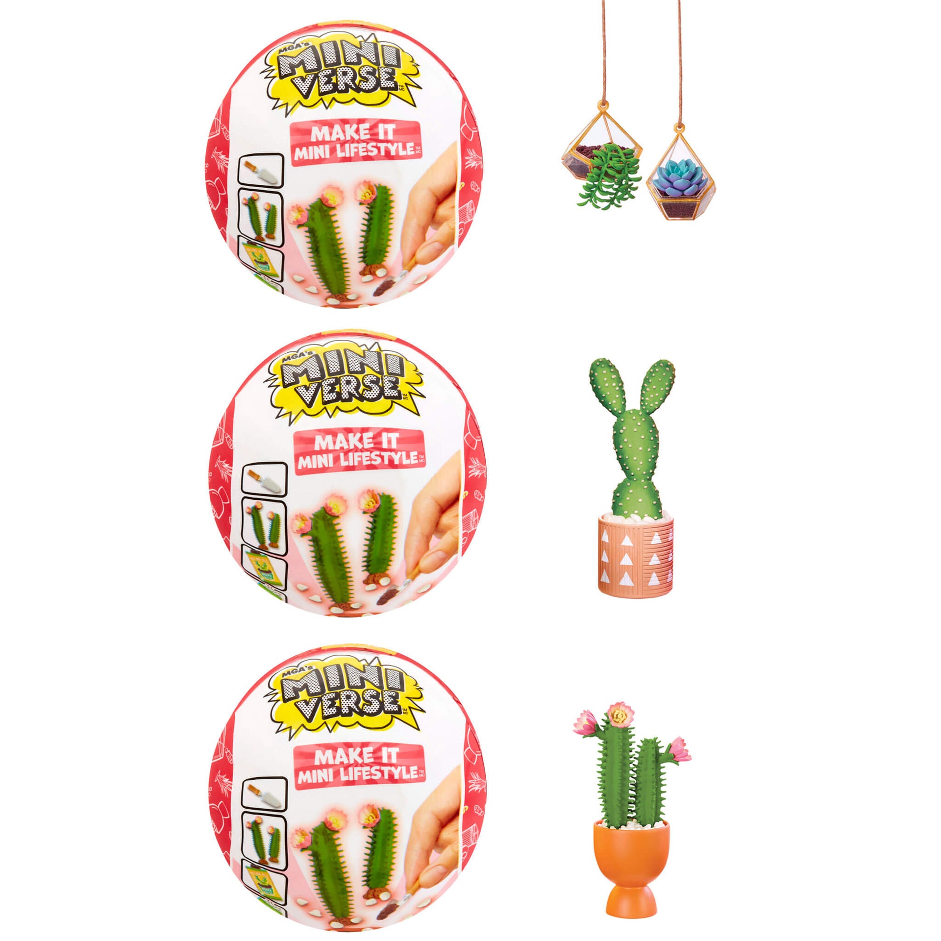 MGA's Miniverse Make It Mini Lifestyle Series 1 Nursery Pack Bundle Mini  Collectibles 3 Pack