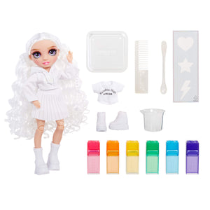 Purple Eyes doll with Washable Watercolors and Tie-Dye Kit