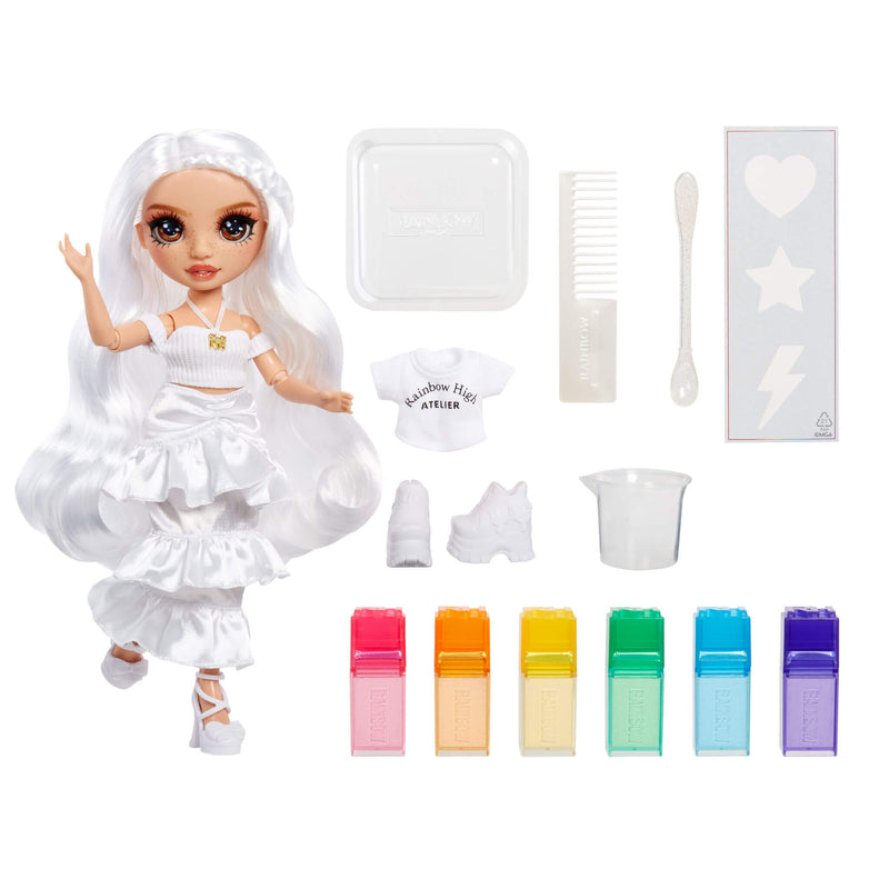 Brown Eyes doll with Washable Watercolors and Tie-Dye Kit