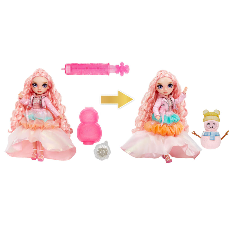 Doll outfit before and after water added