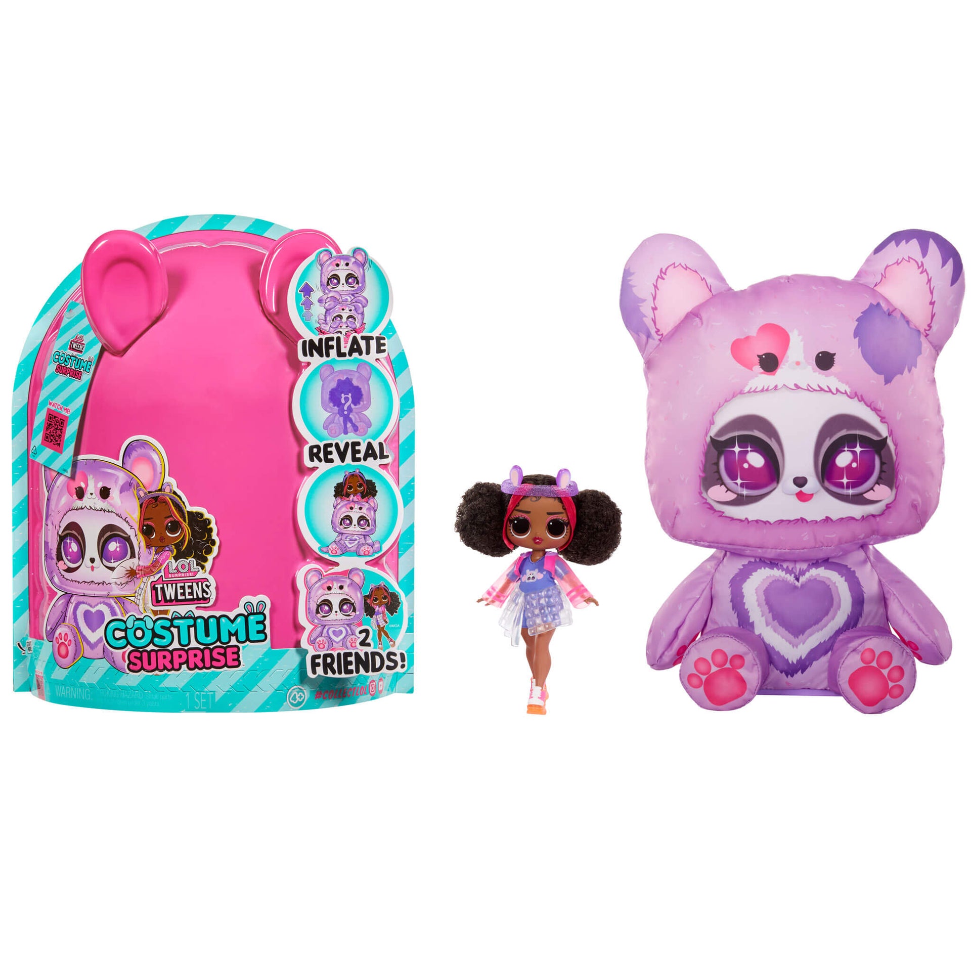 Surprise Tweens Hoops Cutie Doll with Inflatable Panda
