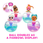 Ball doubles as a fishbowl display