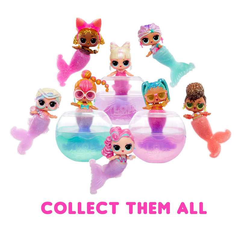 All eight mermaid tots