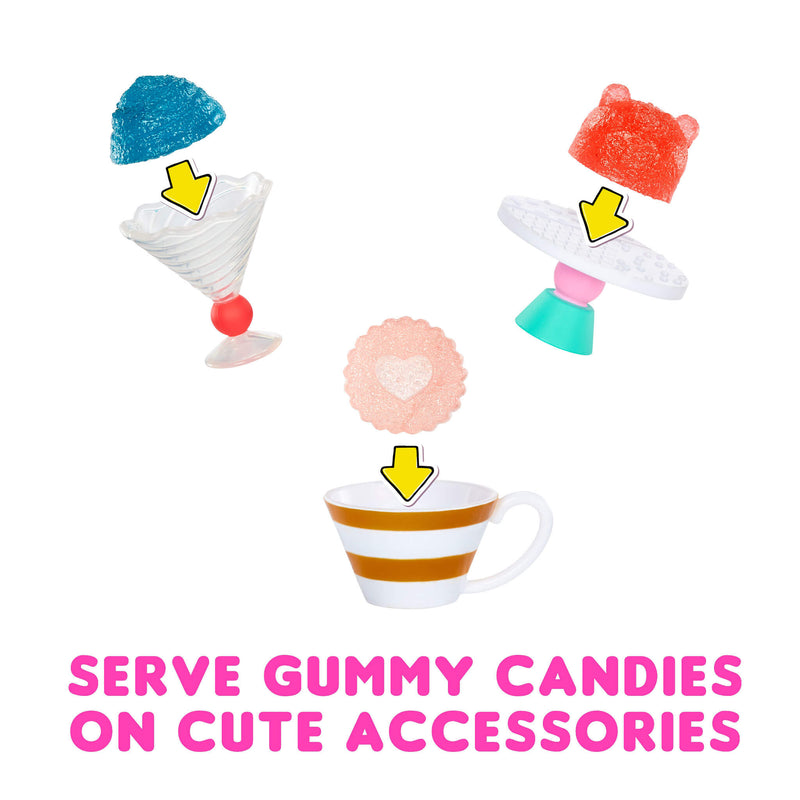 serve the gummies on cute accessories