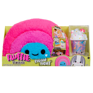 Pillow Fight Plush - Rainbow in package
