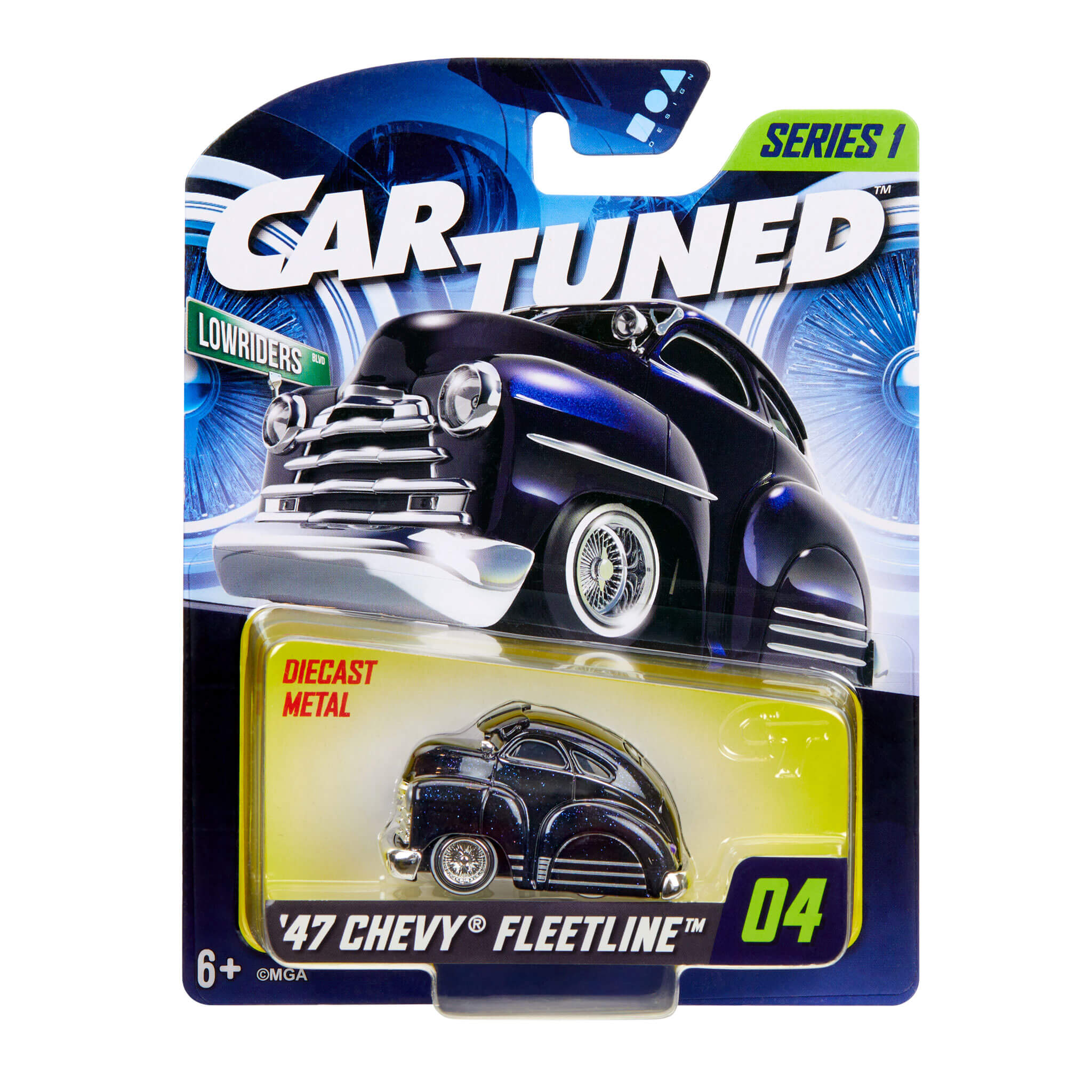 1947 Chevy Fleetline Black Diecast - CarTuned Series 1 Collectible