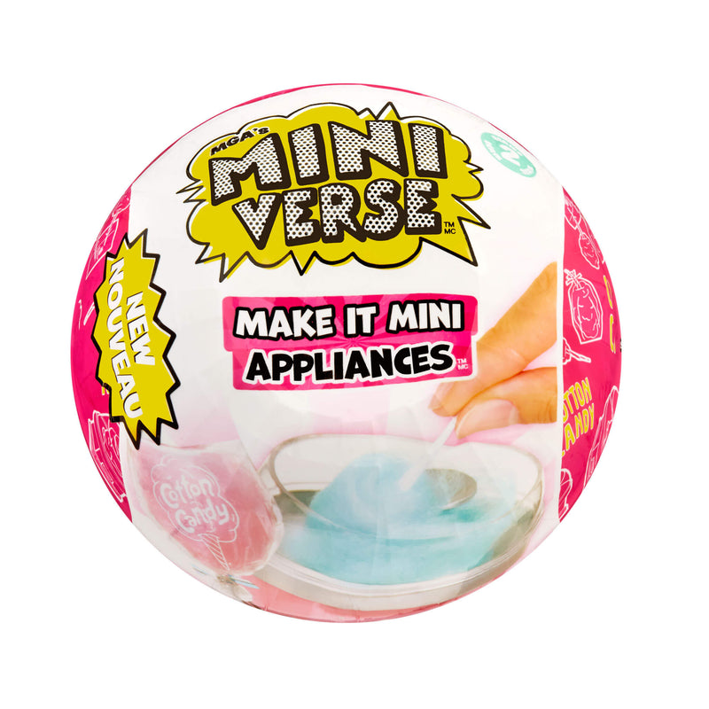 Make It Mini Appliances Ball with cotton candy maker on it