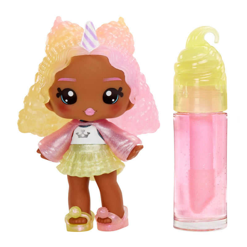 Doll with lip gloss