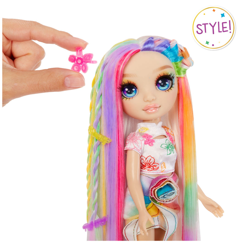 adding clips to dolls hair