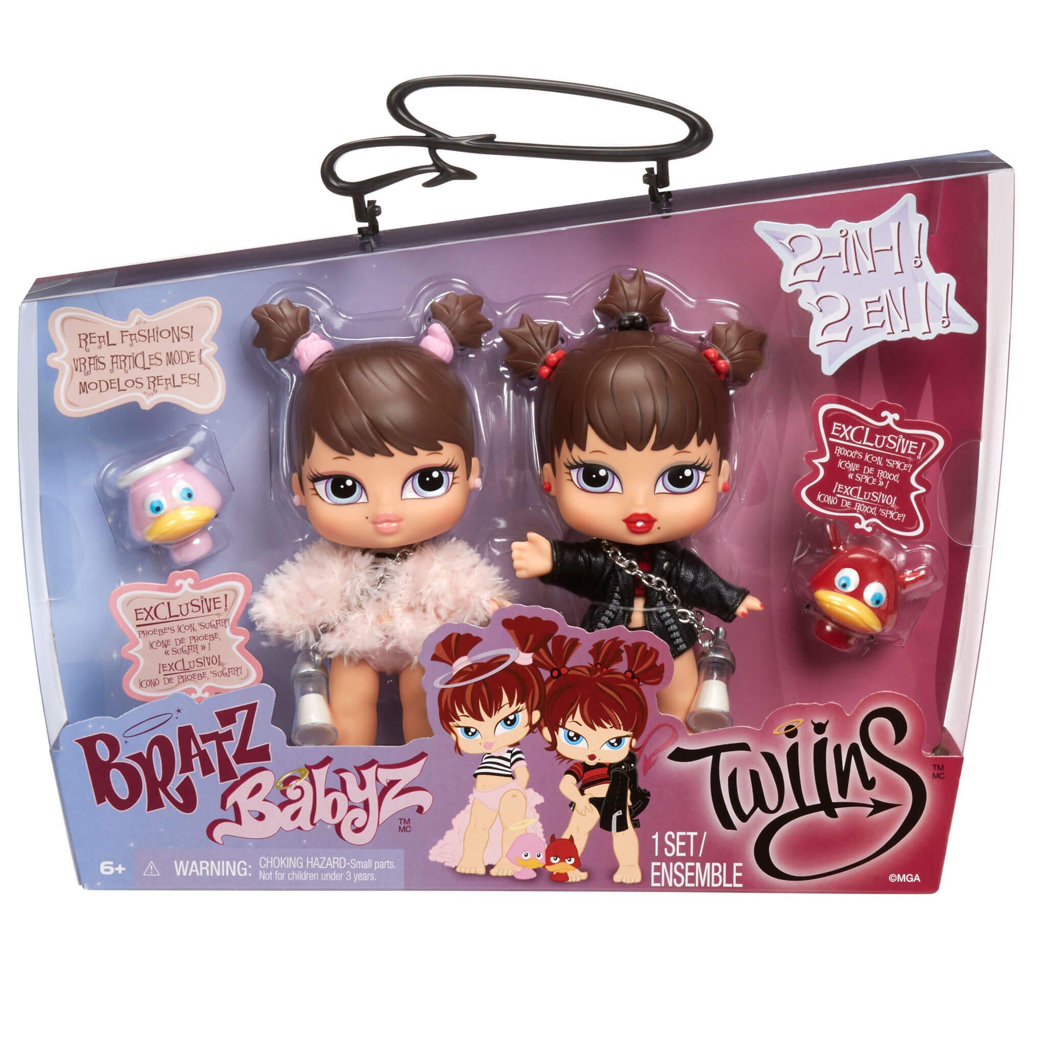 Bratz Babyz Twiins Phoebe and Roxxi 2-Pack Collectible