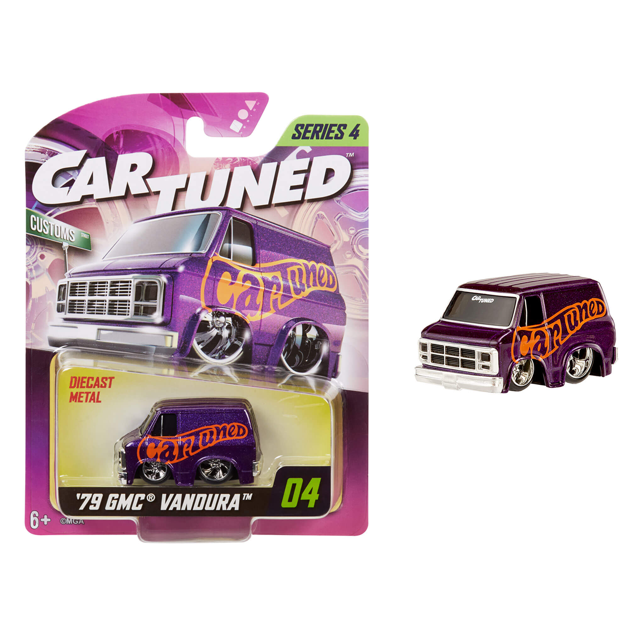 1979 GMC Vandura Diecast - CarTuned Series 4 Kandy Magenta