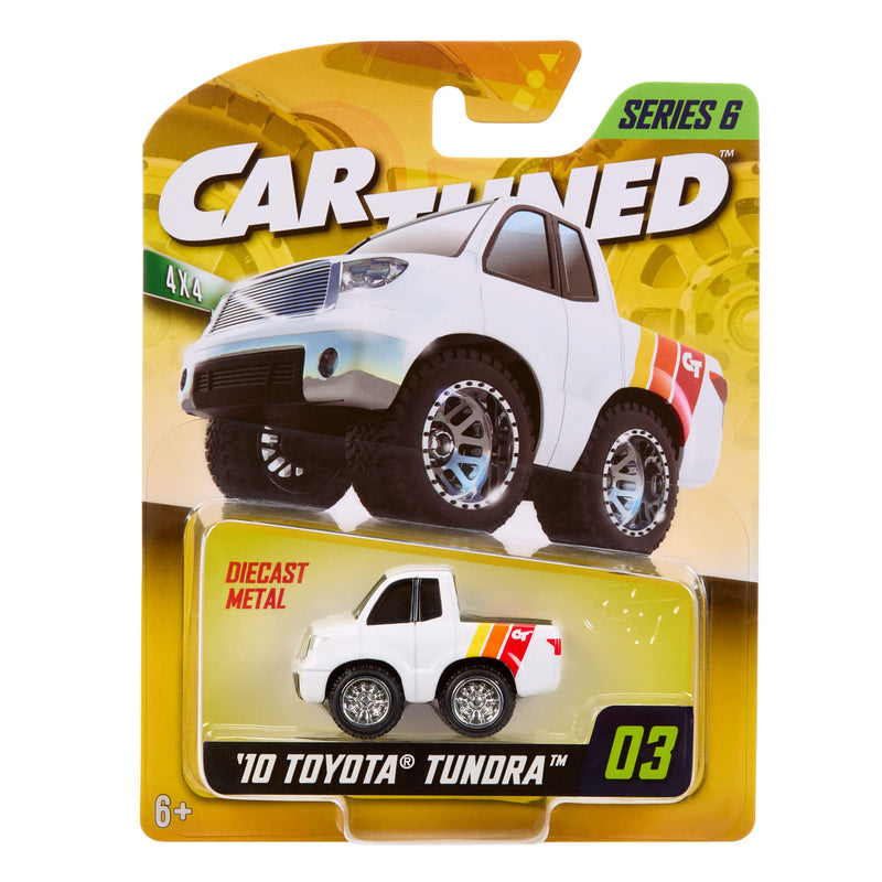 Toy truck in packaging with 'Car Tuned' branding