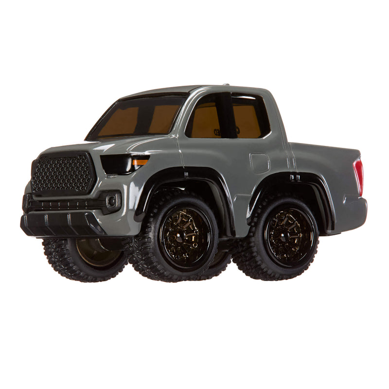 Model of a gray off-road truck on a white background