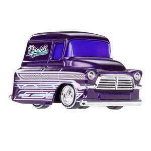 GMC Panel Van purple with 'Daniels' logo on a white background