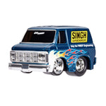 GMC Vandura van with 'SINGH Superchargers' branding on a white background