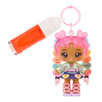 Lily and lip gloss on key ring