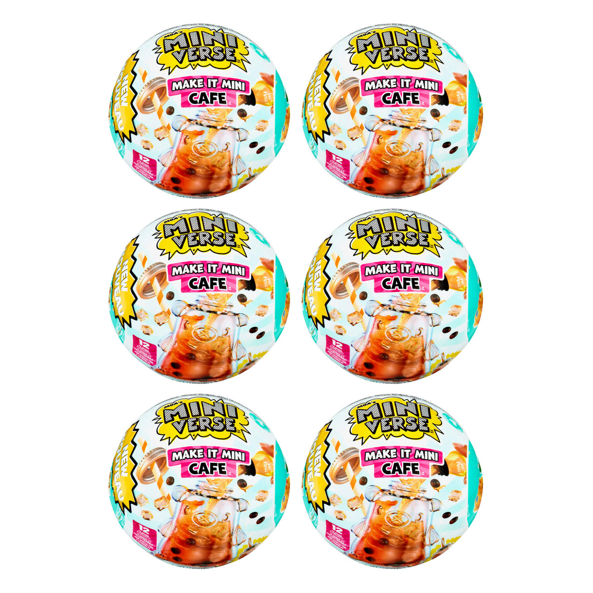 MGA's Miniverse Cafe Series 4 - 6 Pack Mini Collectibles | Make It