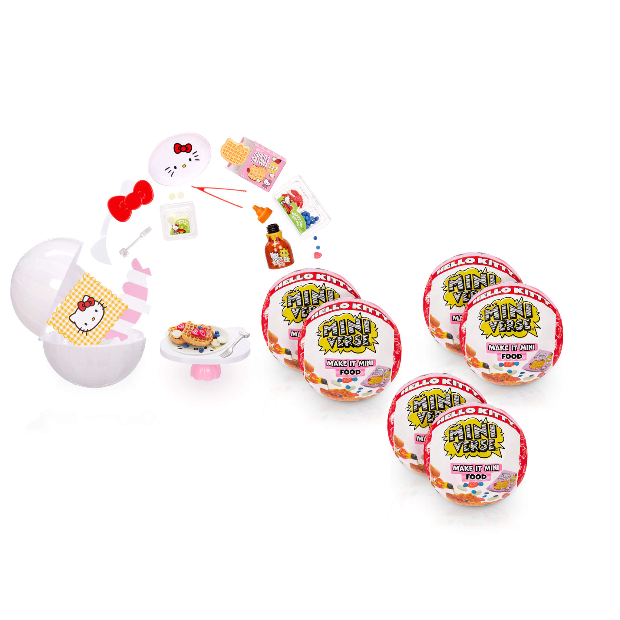 MGA's Miniverse Make It Mini Food Hello Kitty® - 6 Pack Mini