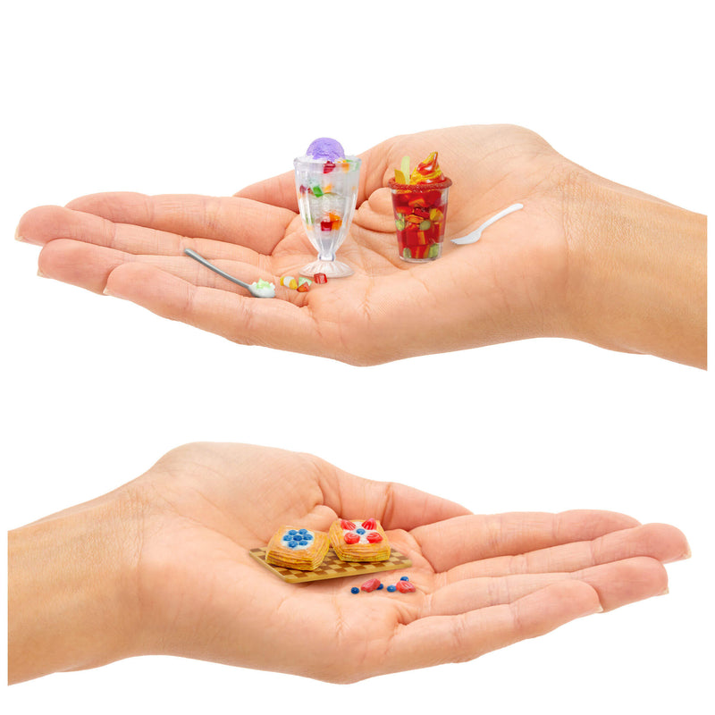 Mini food in palm of hands