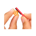 Filing extra resin from rim