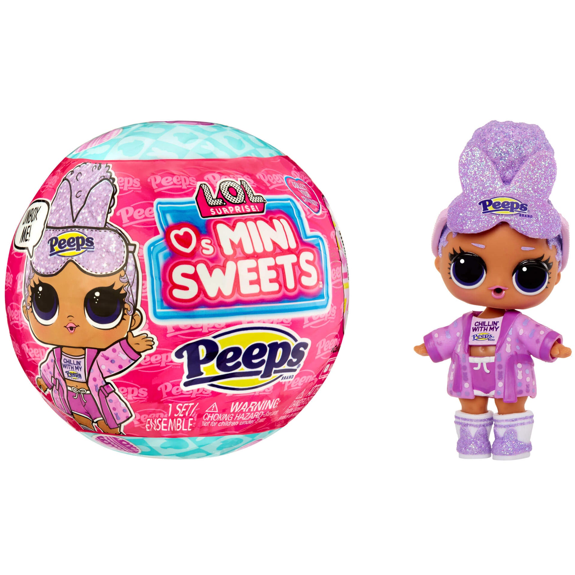 Peeps My Toys Pink Lol Surprise LOL Surprise Mini Fashion Doll