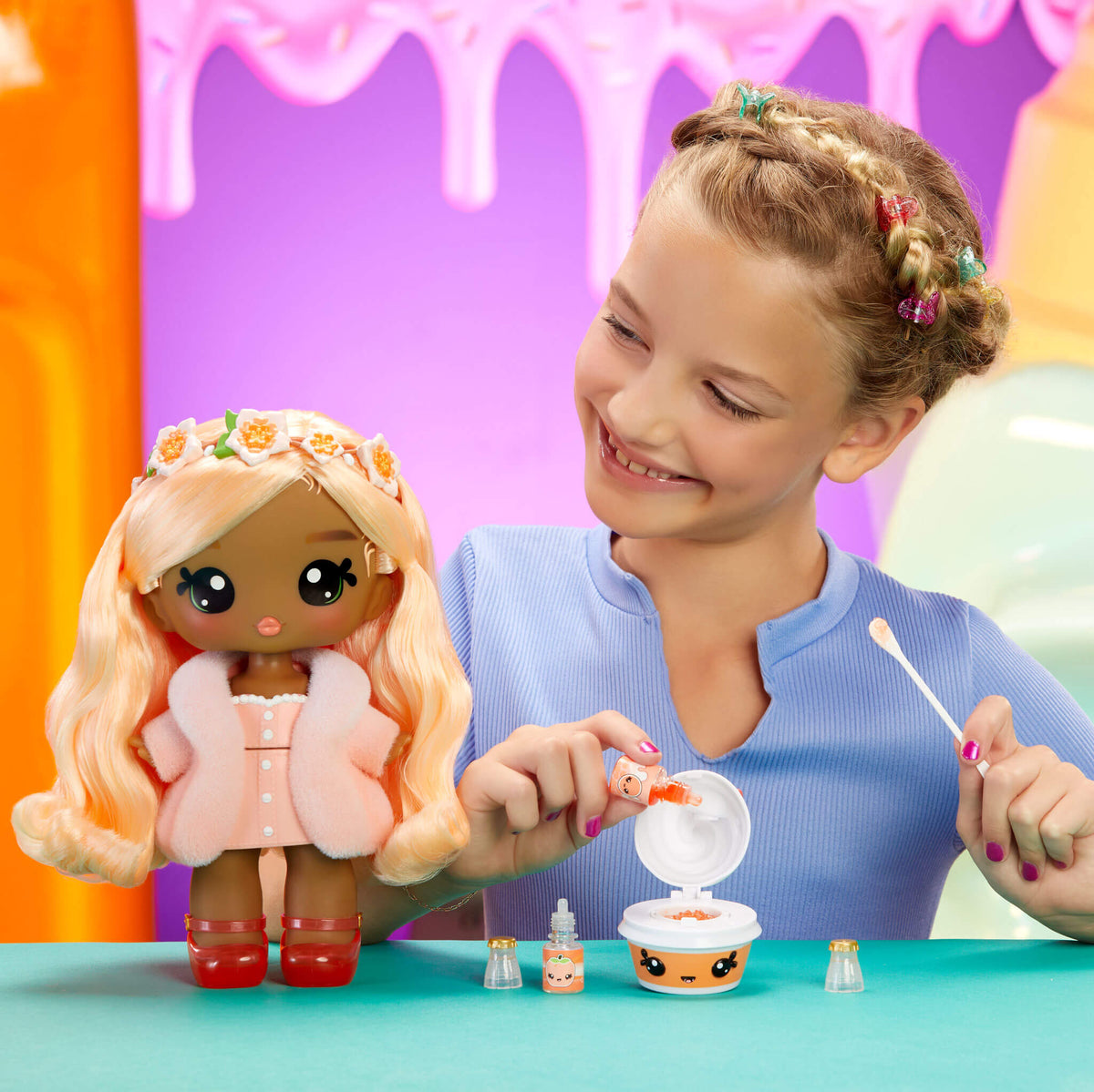 Yummiland Large Doll + Lipgloss Pet - Piper Peach – The MGA Shop